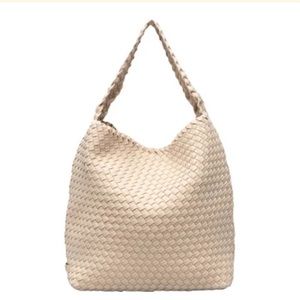 NWOT Naghedi Hobo Tote in Ecru